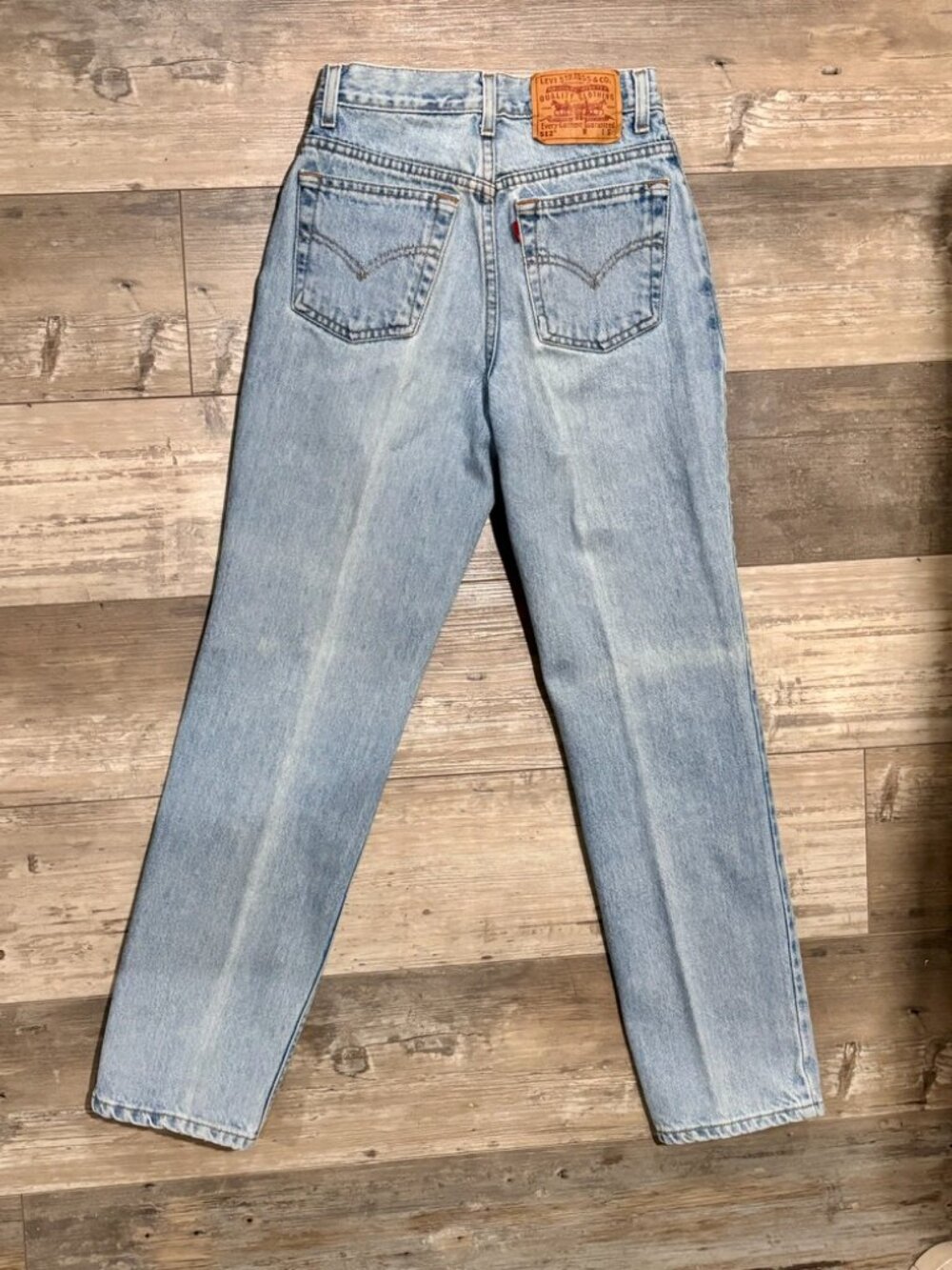 Levi’s 512 Slim Straight Jeans Light Wash Size 3 Juniors Small Denim